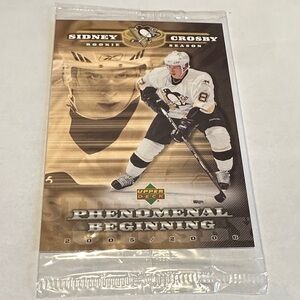 Sidney Crosby Upper Deck Phenomenal Beginning Hockey Jumbo Card